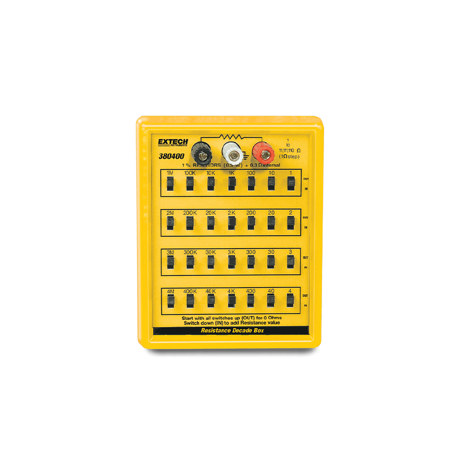 Caja Decádica de Resistencias Extech 380400
