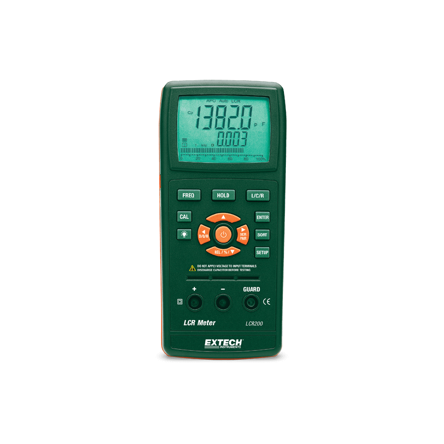 Medidor LCR de Componentes Pasivos Extech LCR200