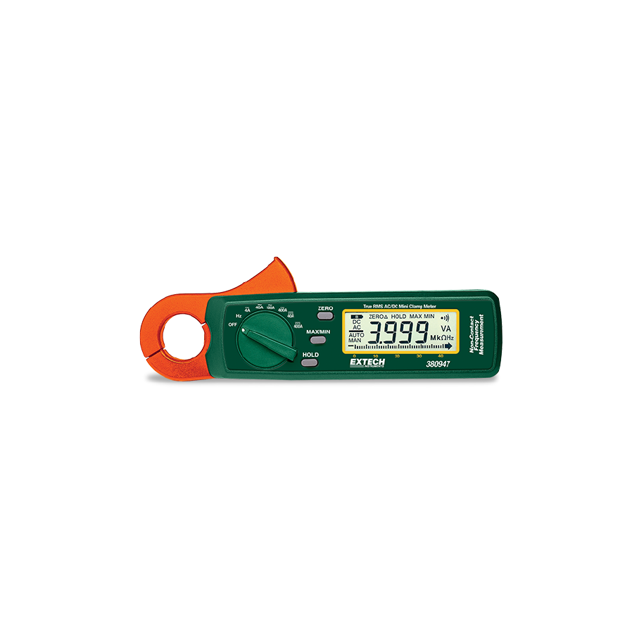 Pinza Amperimetrica de Potencia CA/CC True RMS Extech 380947