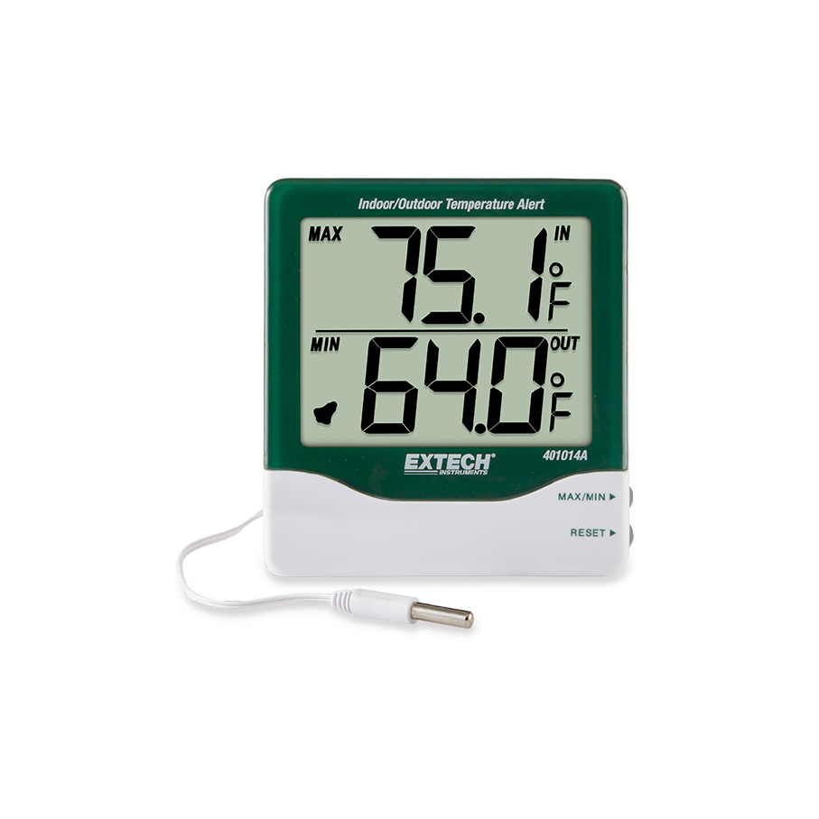 Termómetro Big Digit con Alarma Extech 401014A