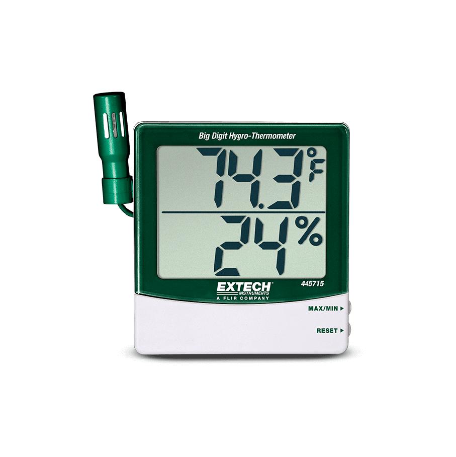 Termohigrómetro Digital de Pared/Mesa Extech 445715