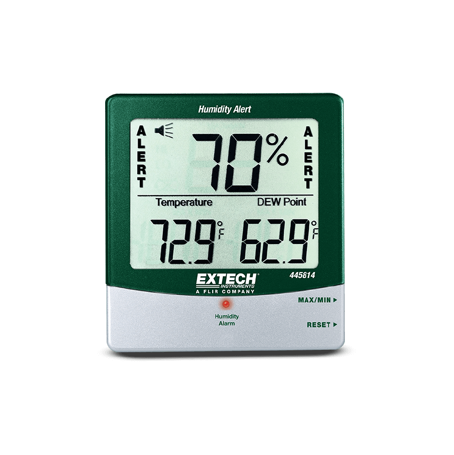 Termohigrómetro con Alarma y Sonda Remota Extech 445814