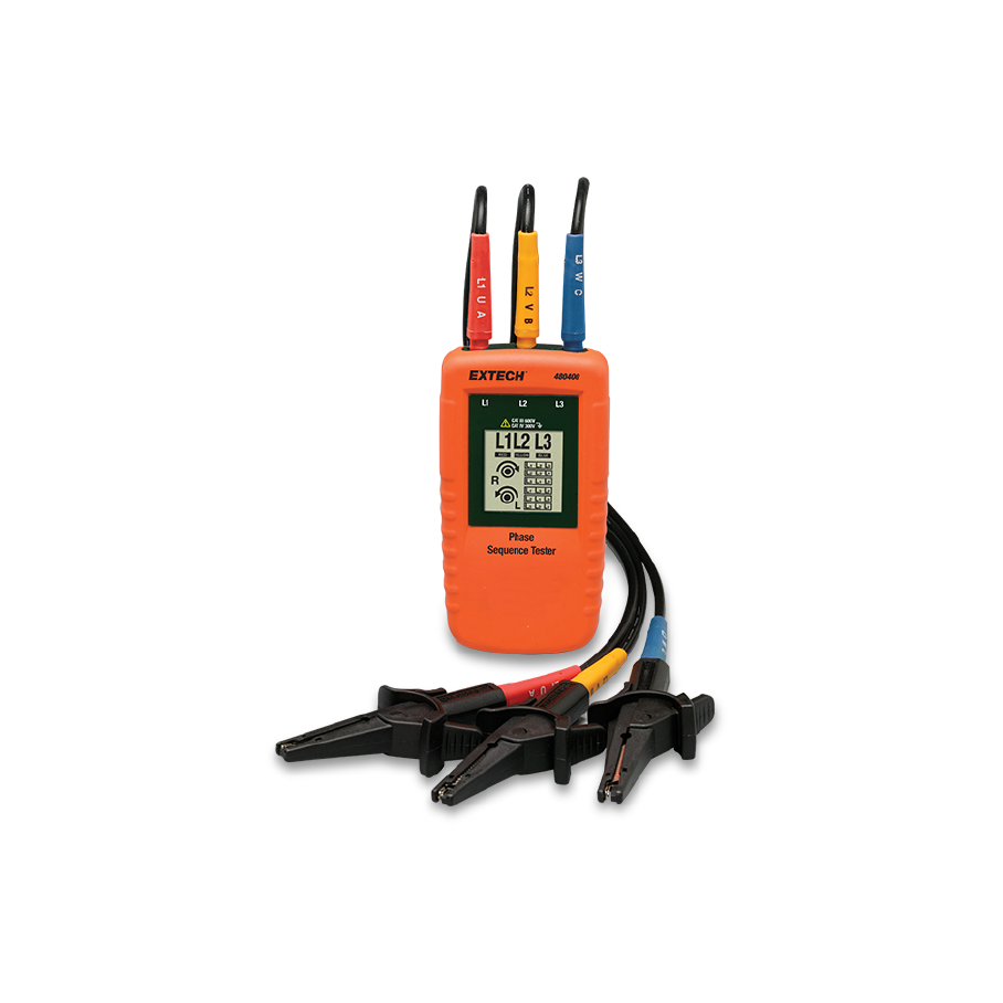 Probador Avanzado de Rotación de Fase de 600V Extech 480400