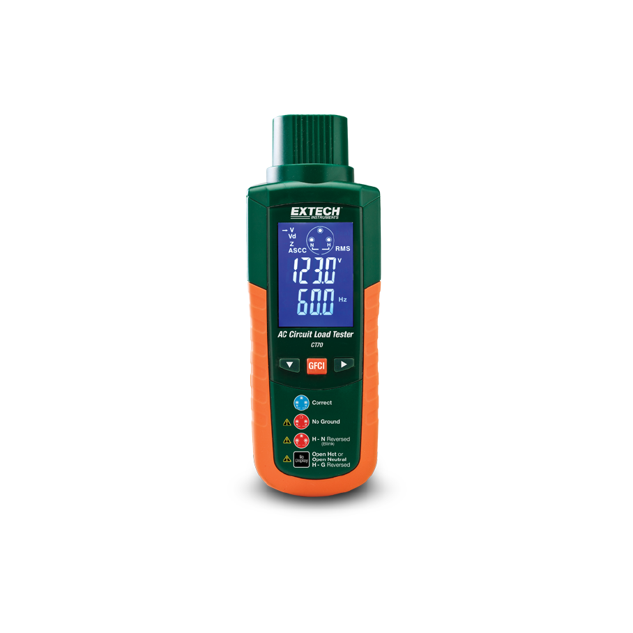 Analizador Digital de Redes y Circuitos de CA Extech CT70