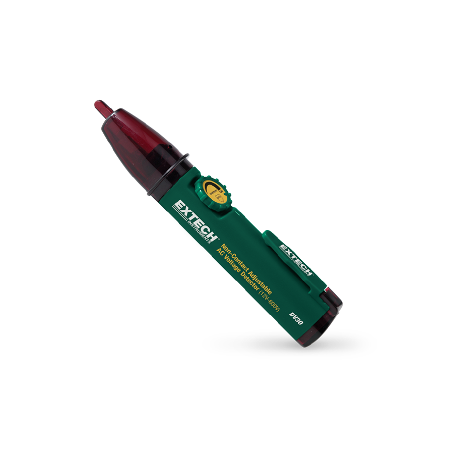 Detector de Voltaje CA Ajustable con Linterna Extech DV30