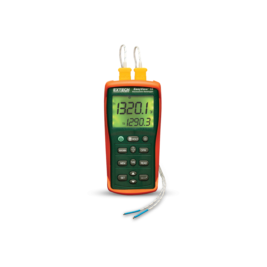 Termómetro Datalogger Doble Entrada Extech EA15