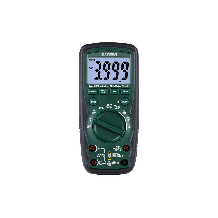 Multímetro Industrial True RMS Extech EX505A