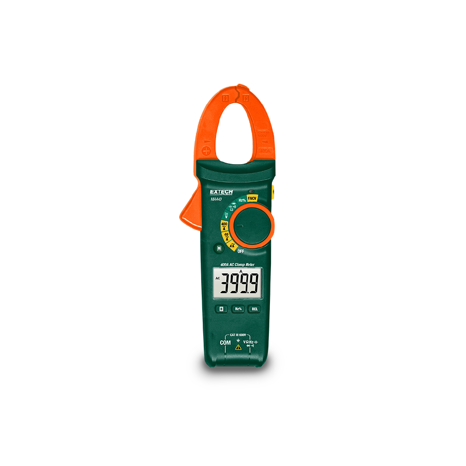 Pinza Amperimétrica CA de 400A con NCV Extech MA440