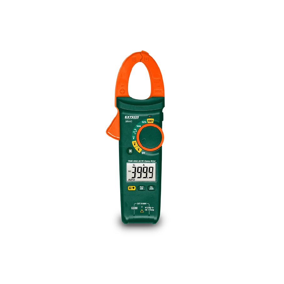 Pinza Amperimétrica True RMS 400A CA/CC con NCV Extech MA445