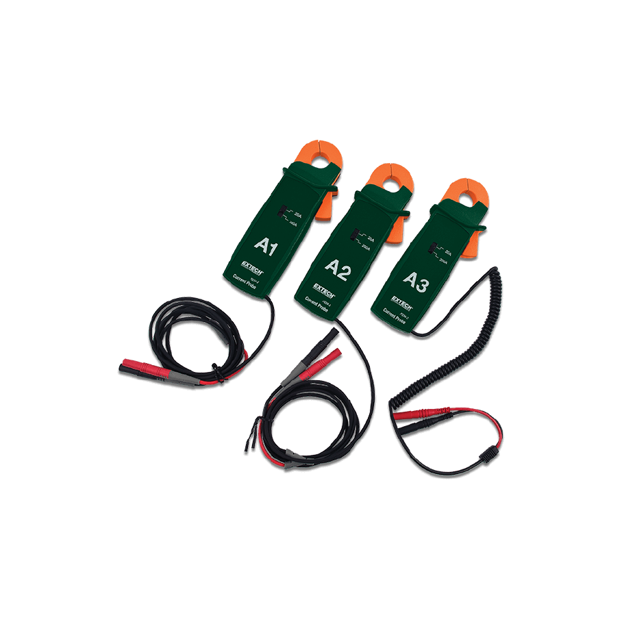 Pinzas Amperimétricas Flexibles 200A para Analizador PQ Extech PQ34-2