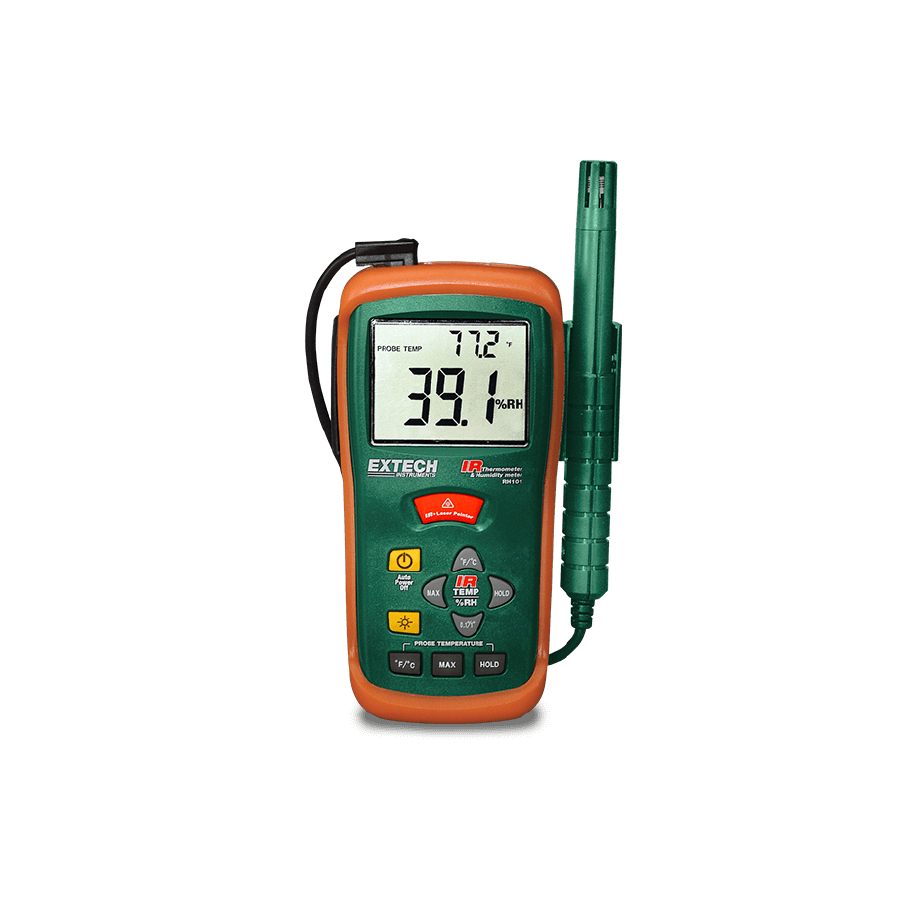 Termohigrómetro con Termómetro Infrarrojo Extech RH101