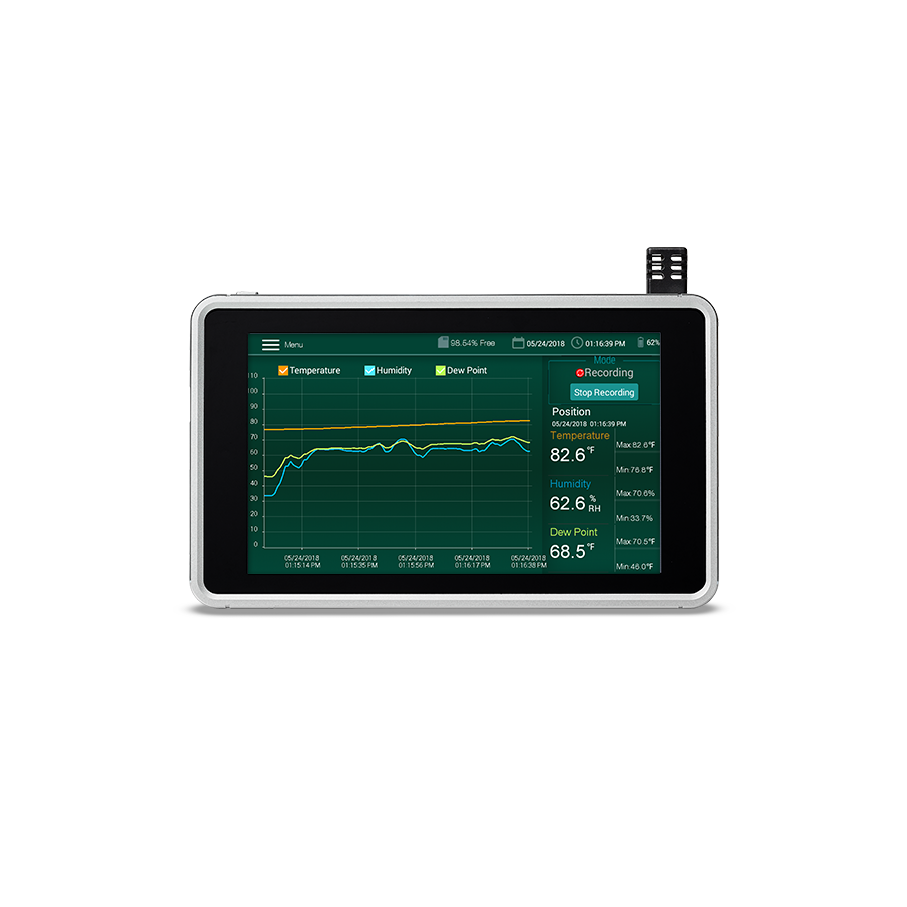 Registrador Gráfico de Temperatura y Humedad Extech RH550