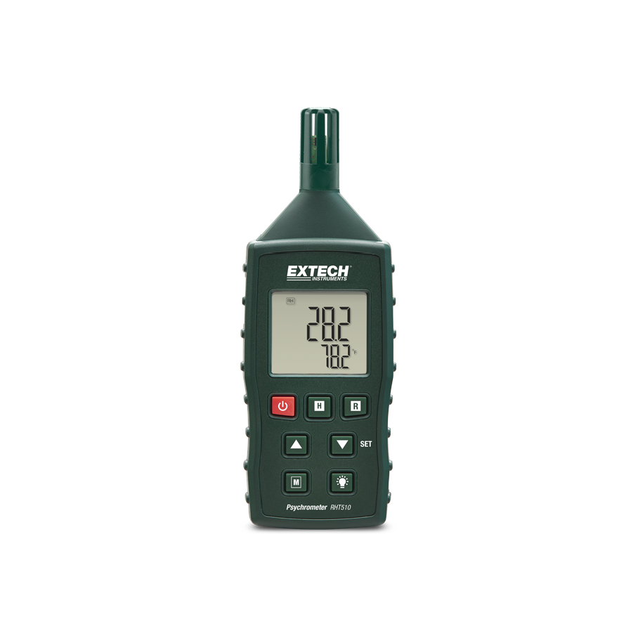 Medidor de Psicrometría y Temperatura Extech RHT510