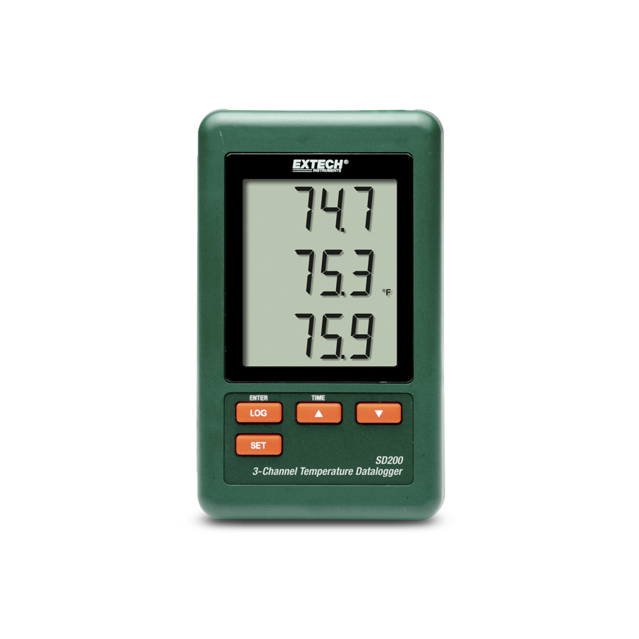 Datalogger Registrador de Temperatura Extech SD200