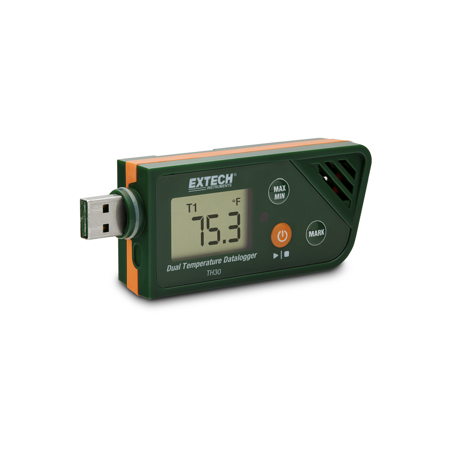 Datalogger USB de Temperatura y Humedad Extech TH30