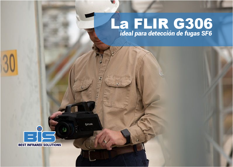 detección óptica de fugas de gas SF6 con FLIR G306
