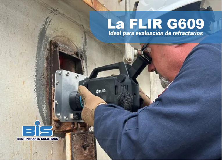 Termografía en petroquímica con FLIR G609