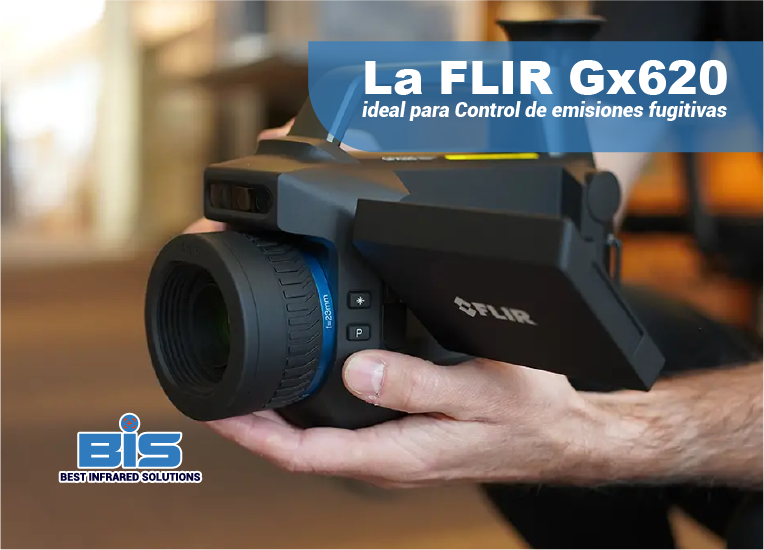 inspección de emisiones de metano con cámara OGI FLIR GX620