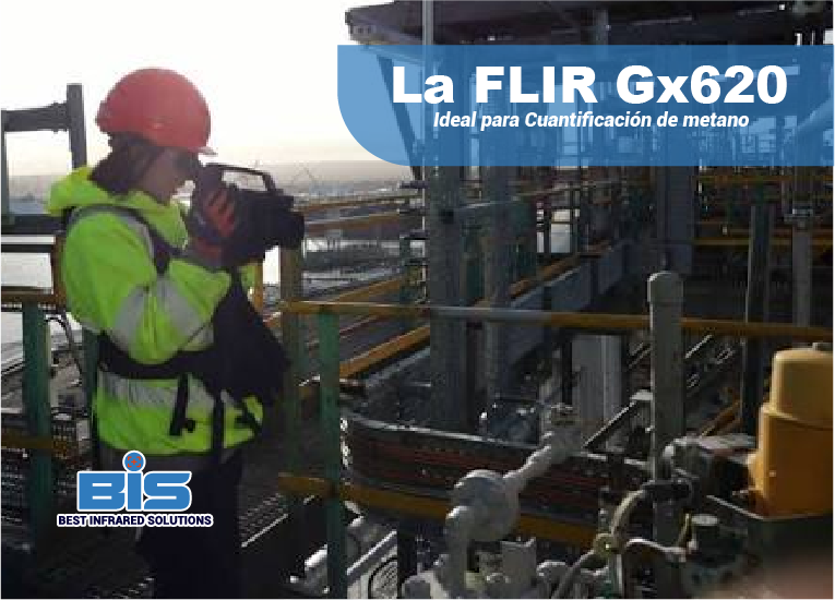 detección de fugas de gas con cámara termográfica FLIR GX620