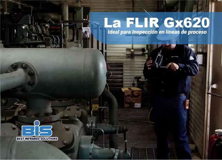 cámara infrarroja industrial para detección de gases FLIR GX620