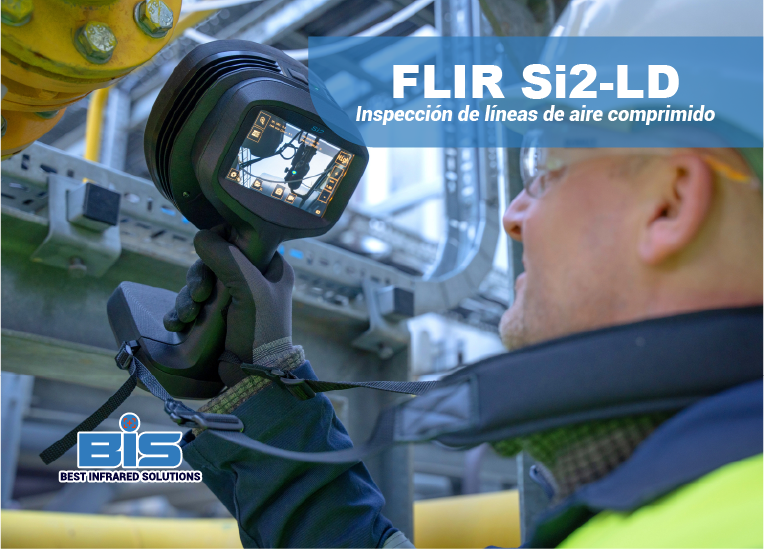 Detección de fugas de aire comprimido con FLIR Si2-LD