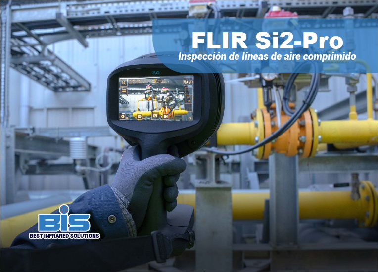 Detección de fugas de aire comprimido con FLIR Si2-Pro