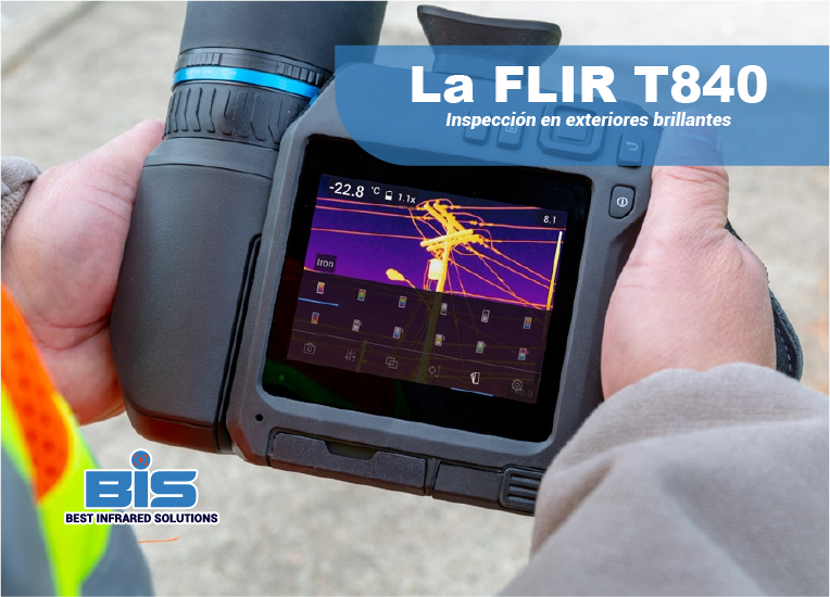 Uso del visor electrónico a la luz del sol con FLIR T840