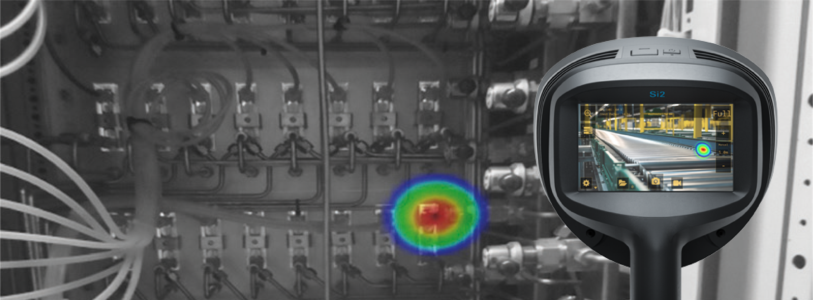 Cámaras acústicas FLIR Si Series PD, LD y Pro para descargas parciales y fugas